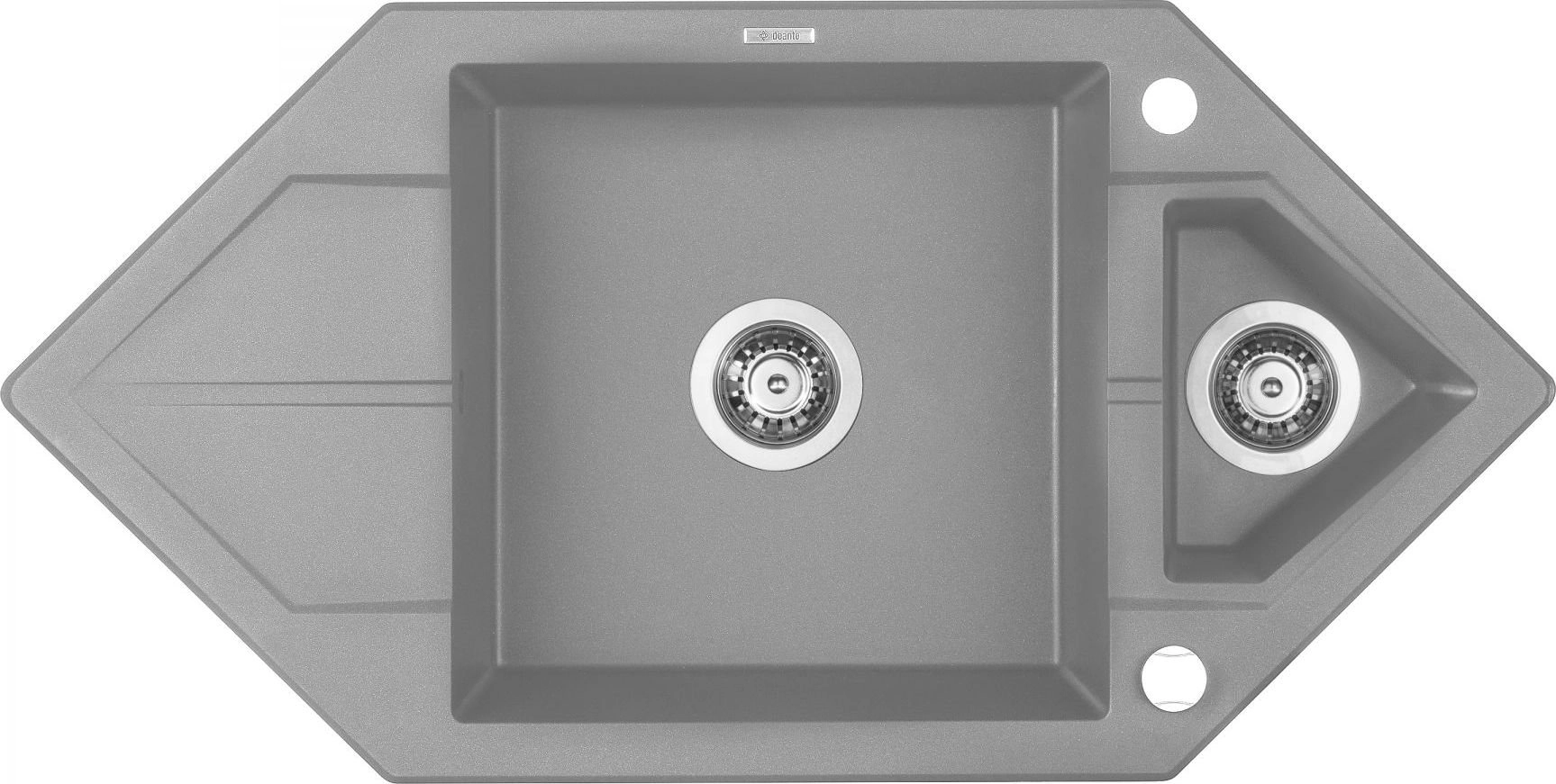 Deante Hexon 1.5-bowl sink with