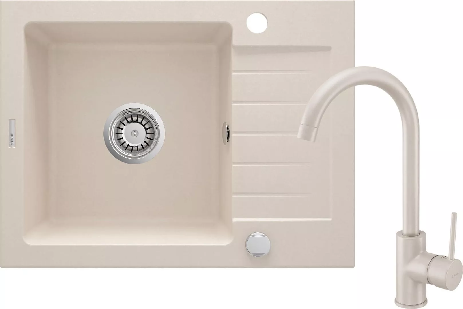 Deante Zorba sink Set: 1-bowl granite