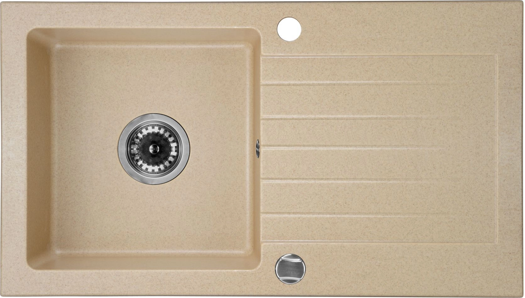 Deante 1-chamber sink Zorba with drain