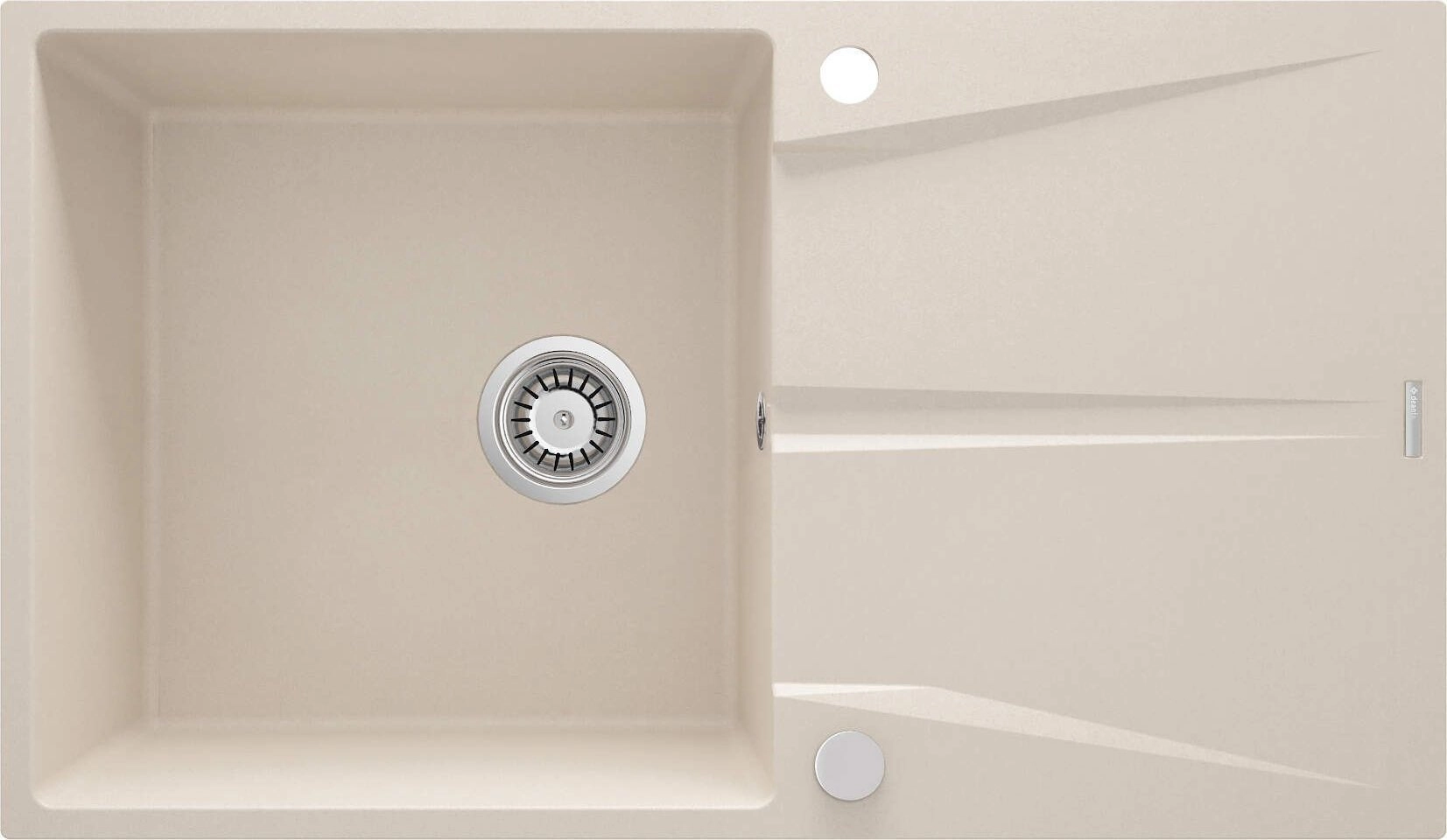 Deante sink. Single-bowl granite sink with