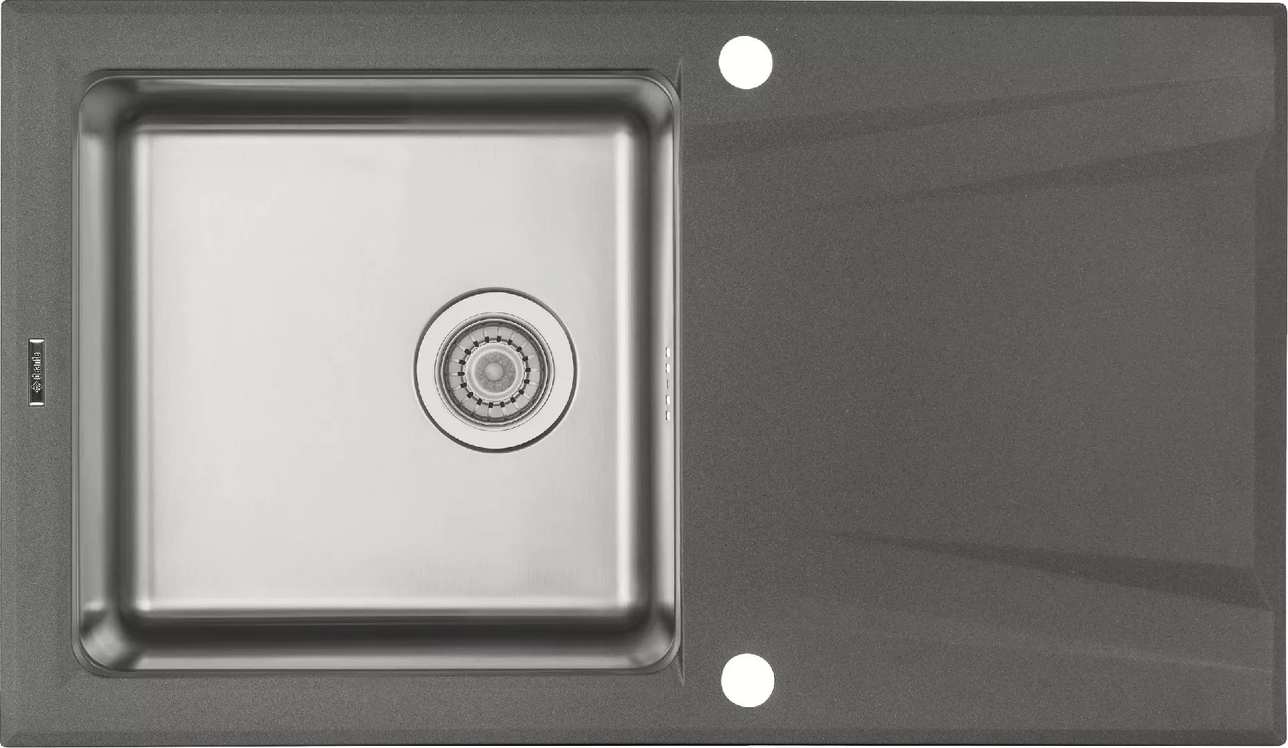 Deante .PRIME sink ANTHRACITE METALLIC GRANITE-STEEL