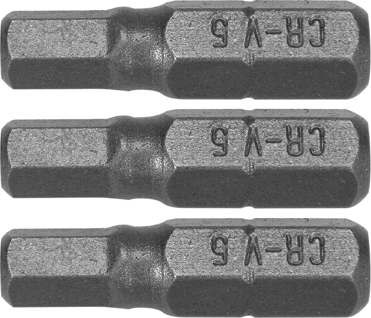 Dedra Końcówki wkrętakowe Hex H5x25mm 3szt