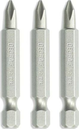 Dedra Phillips screwdriver bit set PH1/2/3x50mm