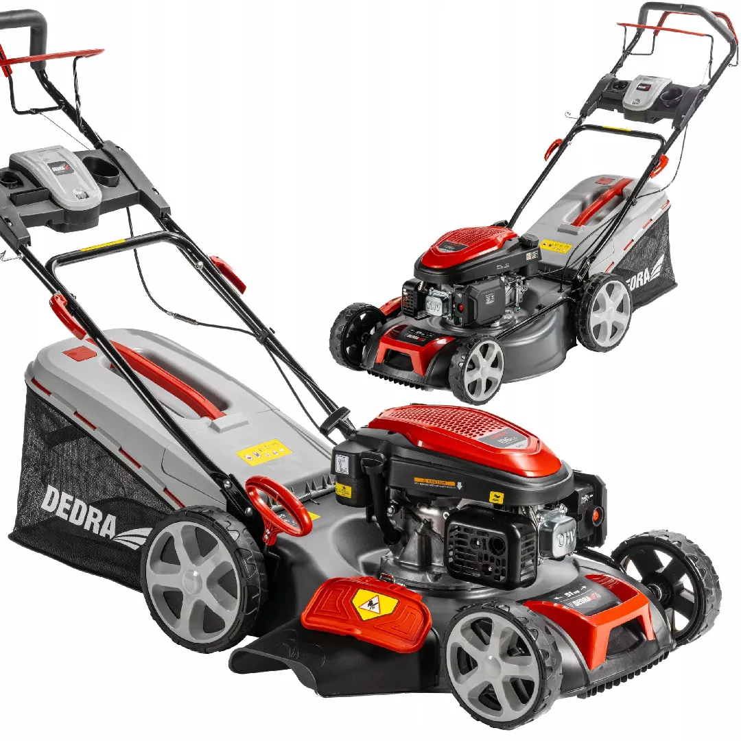 Petrol lawn mower with drive  3