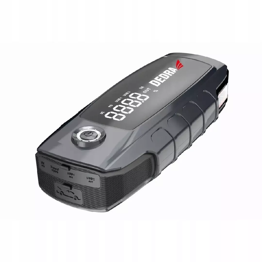 Jump Starter Powerbank with 16000mAh LCD