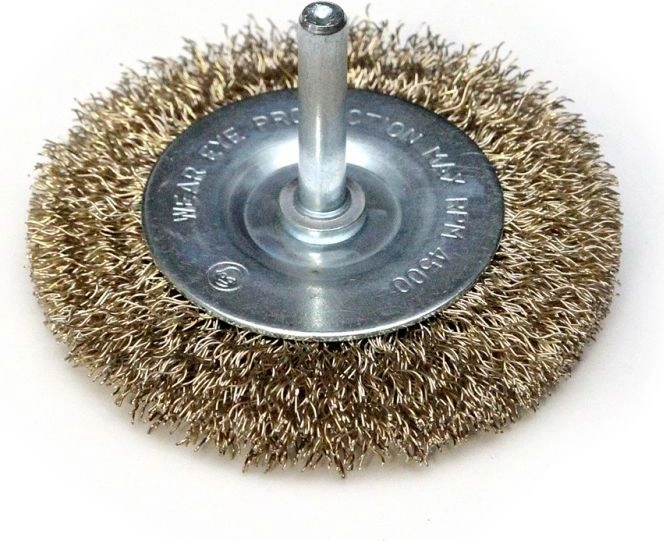 Dedra Szczotka druciana tarczowa mosiądzowana 63mm