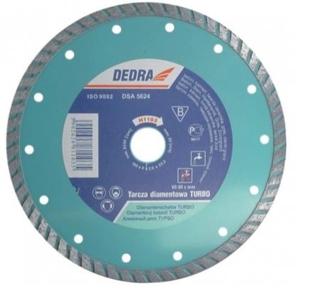 Dedra Tarcza diamentowa do cięcia Turbo