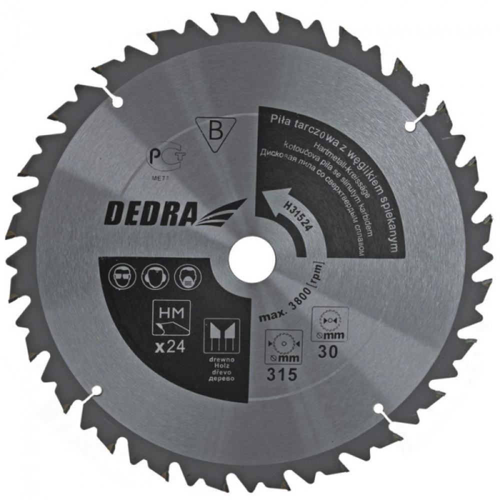 Dedra Piła tarczowa 300x30mm 24z. z