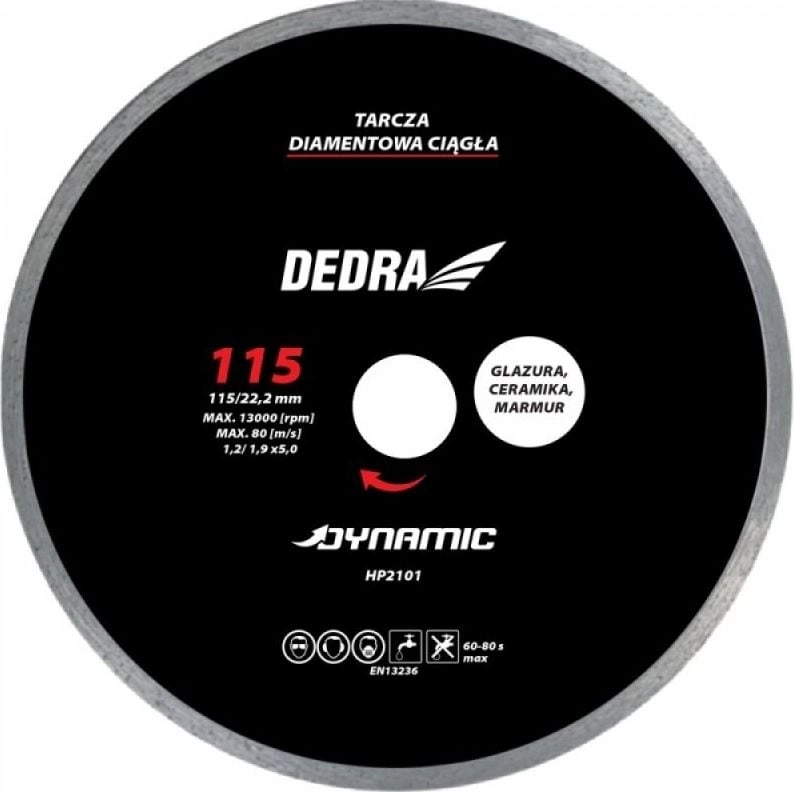 Dedra Tarcza diamentowa ciągła dynamic 230mm