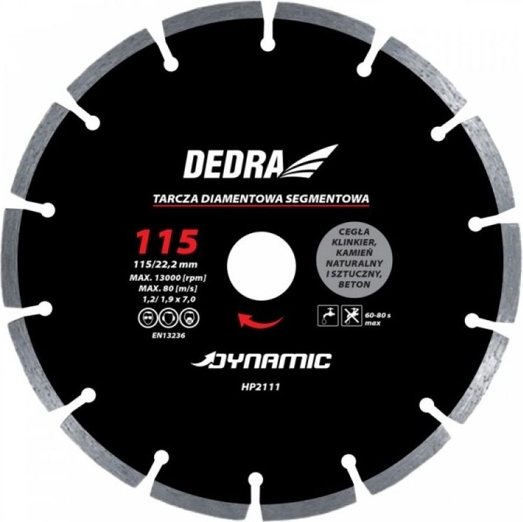 Dedra Tarcza segmentowa dynamic 110mm 22