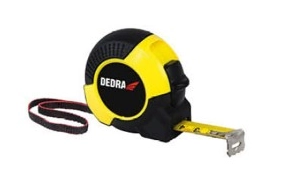 Dedra Rolling mērlente 19mm/5m, gumijas korpuss - M575