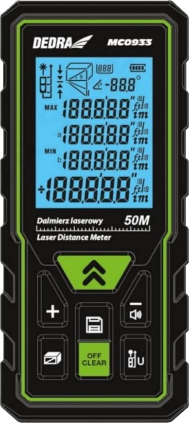 Dedra MC0933 laser rangefinder 0001-00017-07227 MC0933