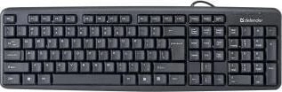 Klawiatura Defender Element HB-520 Przewodowa Czarna