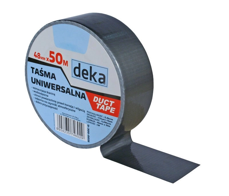 Deka Taśma uniwersalna DUCT TAPE SILVER