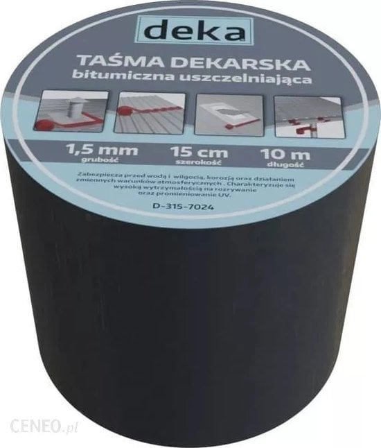 Deka ROOFING TAPE ALUBUTYL 15CM*10MB BLACK