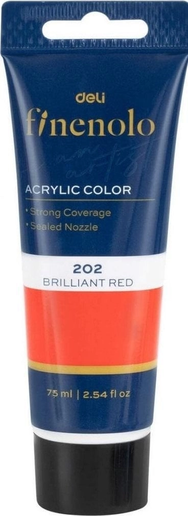 Finenolo acrylic paint 75ml red DELI