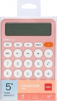 M124 office calculator pink DELI 6975165338920