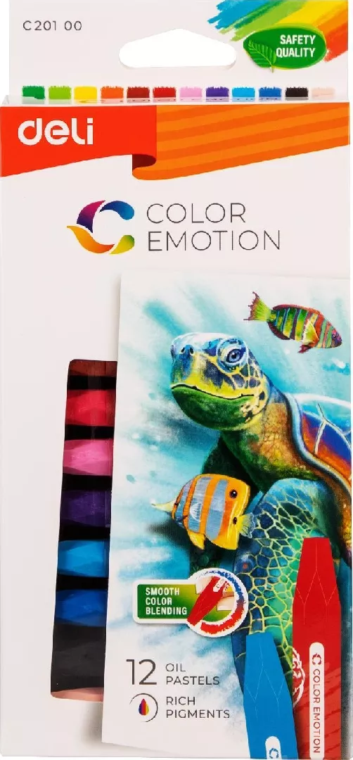 Color Emotion oil pastels 12 DELI