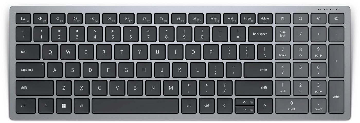 Dell KB740 Keyboard Scissors Wireless Pan