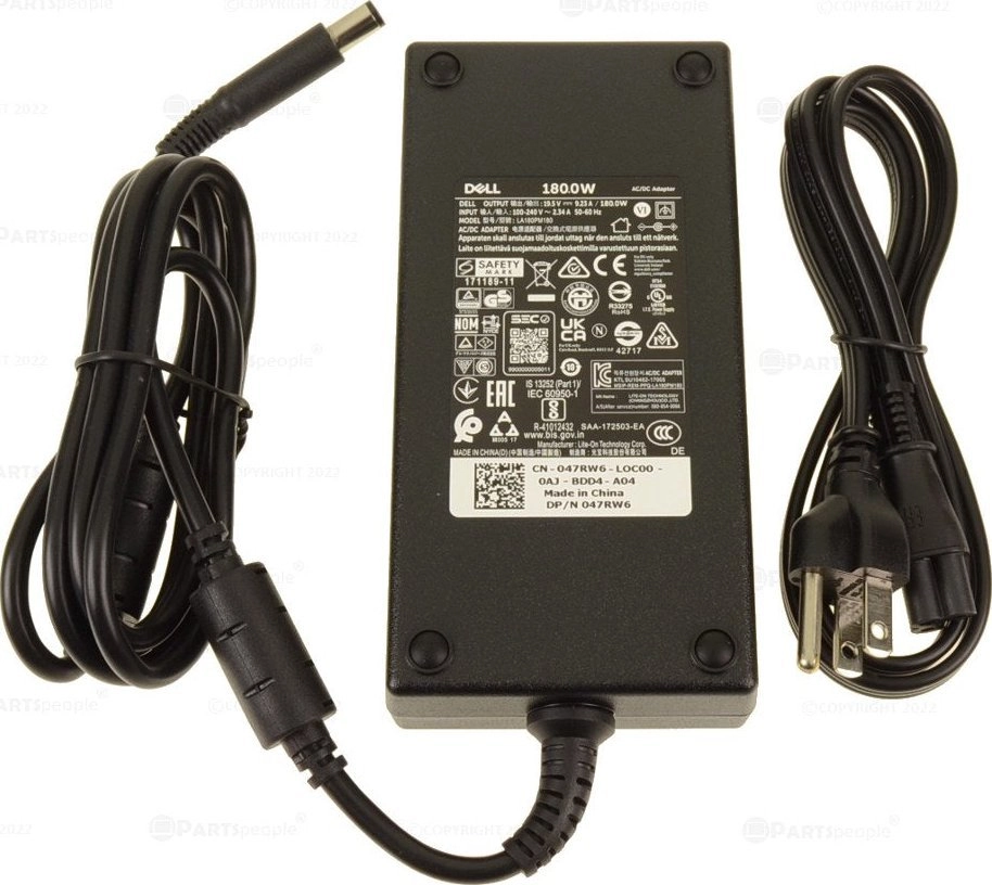 Dell laptop power supply 180 W