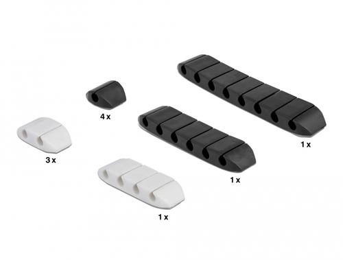Delock cable holder trapezoidal self-adhesive combination