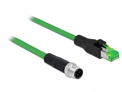 Delock network cable M12 4 pin