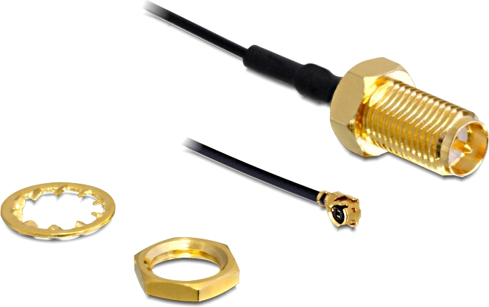I-PEX Stecker  RP-SMA cable adapter 88379