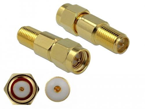 Delock adapter SMA male to RP-SMA