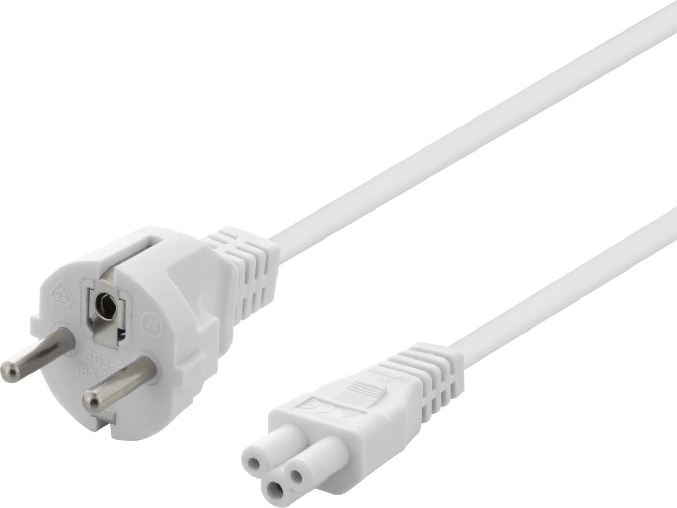 Kabel zasilający Deltaco Earthed device cable