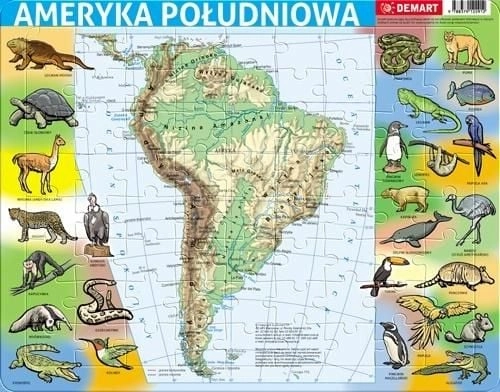 Demart Frame puzzle - South America