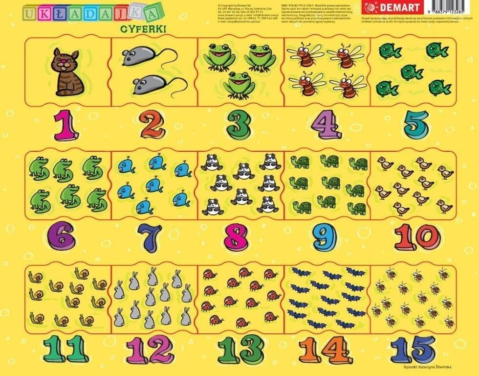 Demart Frame puzzle - Numbers for