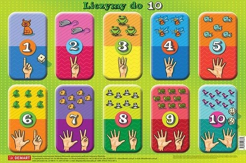 Demart Counting to 10. Desk pad