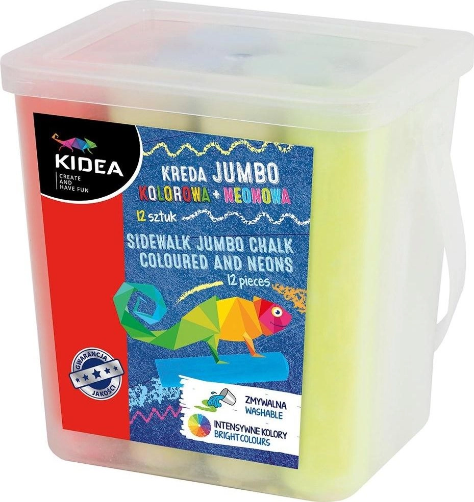 Jumbo chalk colored + neon 12