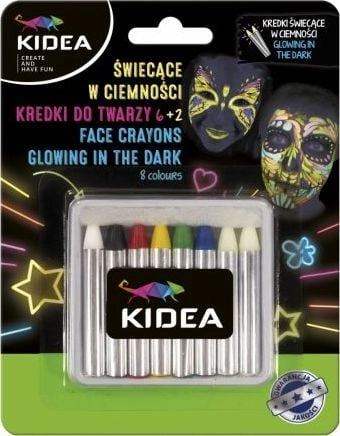 Kidea face pencils 8 pcs. (2
