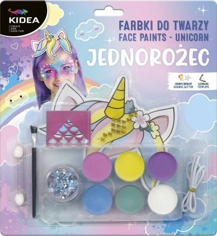 Derform Face paints set Unicorn KIDEA