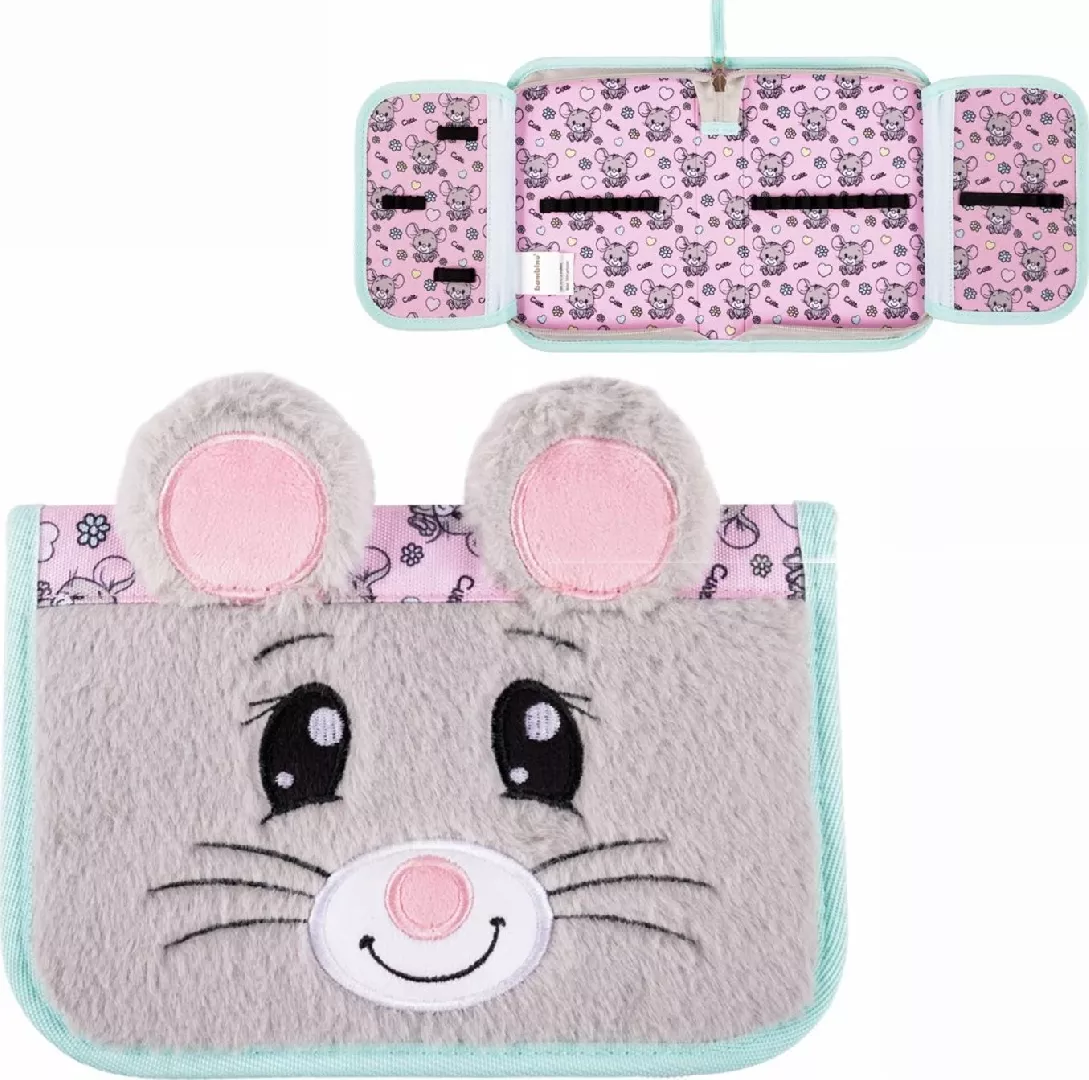Double-flap pencil case without Mouse accessories
