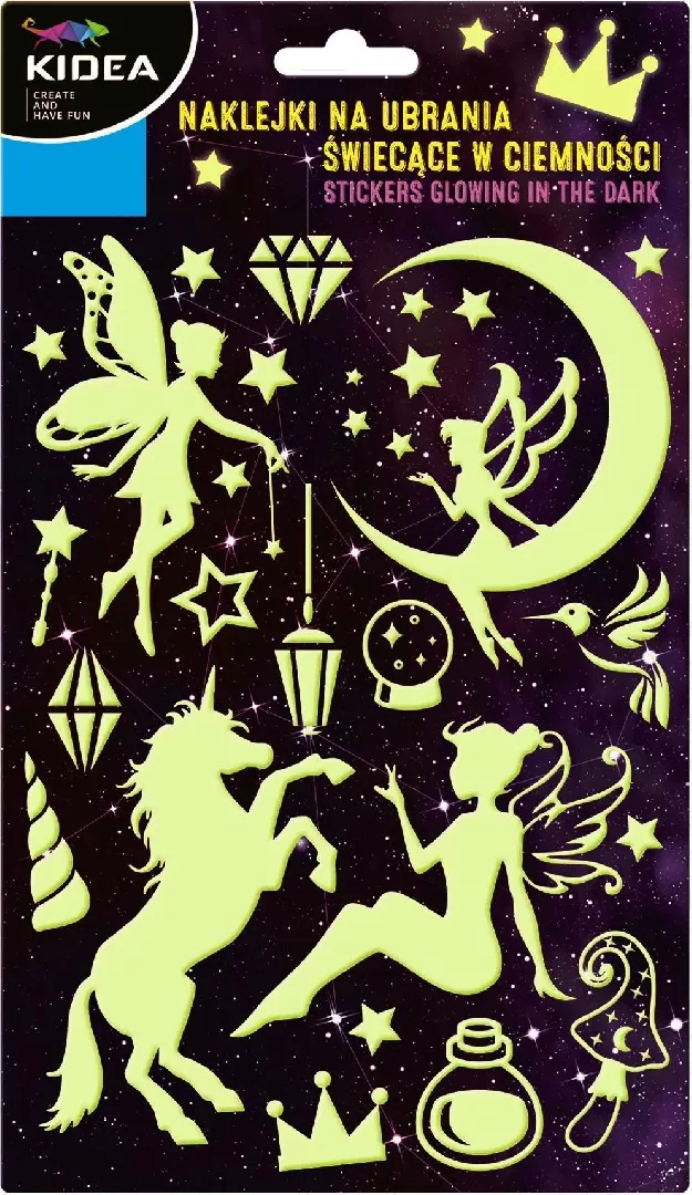 Derform Glow-in-the-dark clothing stickers Kidea Fairies