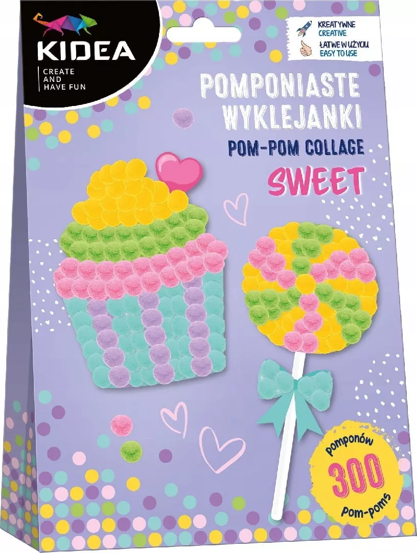 Derform ZEST KREAT WYKLEJ POMPON SWEET