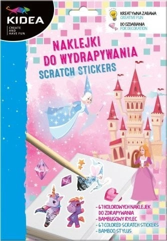 Derform SCRATCH ADHESIVE 180X260/5ARK MAGIC WORLD