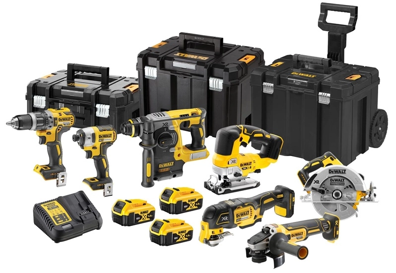 DeWalt Cordless tool set DCK755P3T  DCD796+DCF887+DCS355+DCS334+DCH273+DCG405+DCS570