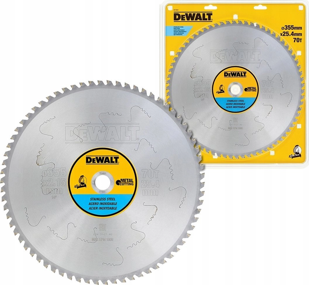 Dewalt dewalt akcesoria 355x25.4 70t