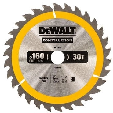 Dewalt Circular saw 165x20mmx18z - DT1933-QZ
