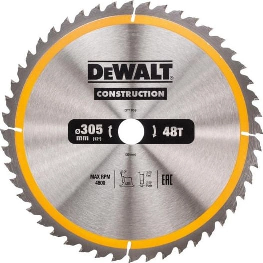 DeWALT DT1959 HM 305x30mm +10 pierÅc