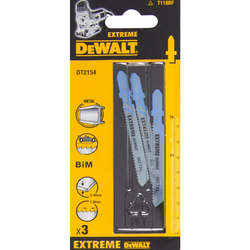 DEWALT JIGSAW BLADE 86.5x1.7mm