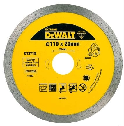 DeWALT DT3715-QZ angle grinder accessory Cutting
