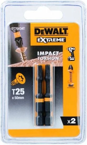 Dewalt T25 impact bit 2 pcs