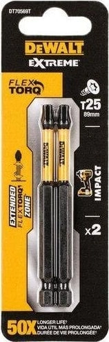 FLEXTORQ screwdriver bits T25 89 mm