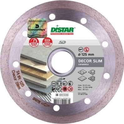 Di-Star DIAMOND DISC 1A1R 125x1.2x8x22