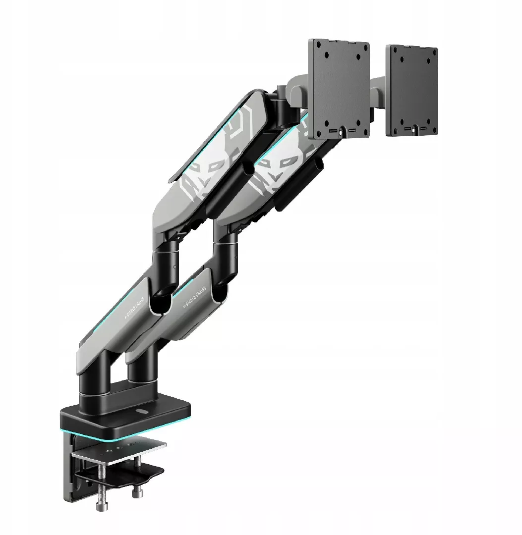 49-inch double monitor holder  gray and