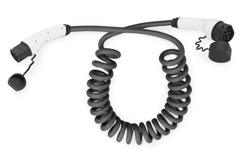 DIGITUS car charging cable spiral 10